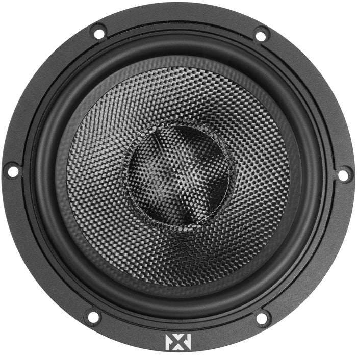 XQS653KIT 700W Peak (350W RMS) 6.5" X-Series 3-Way Component Speaker System with Carbon Fiber Cones and 30mm Silk Dome Tweeters