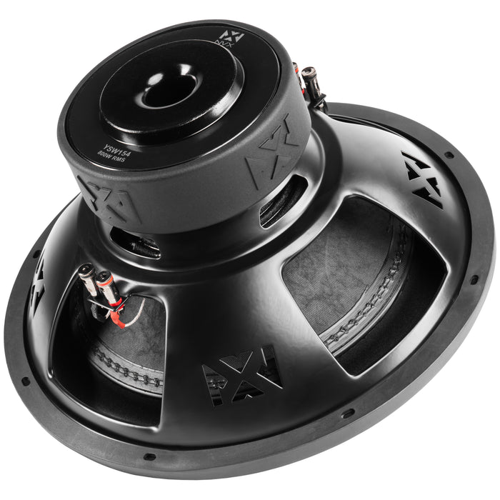 YSW154 1600W Peak (800W RMS) Y-Series 12" Dual 4-Ohm Subwoofer