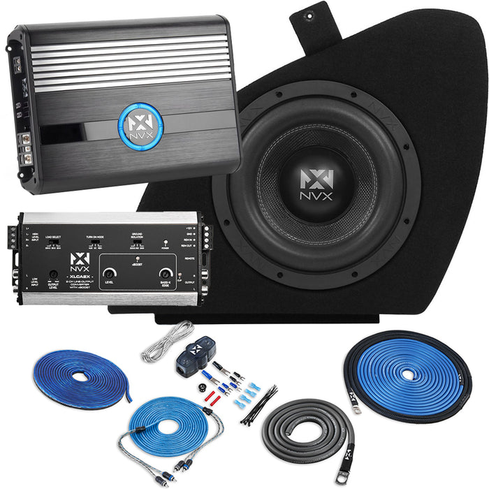 2012-Up Tesla Model S - Custom 750W RMS 10" Subwoofer Bass Package | PBK-TSLAS-VCW104