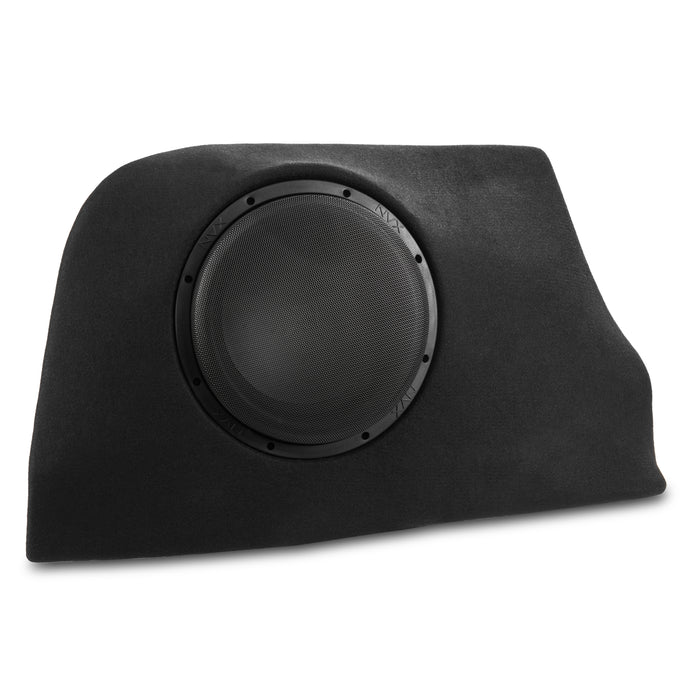 2008-2014 Subaru WRX Hatchback - Custom 500W RMS 10" Loaded Subwoofer Enclosure | NVX BE-SUBWRX-GGR