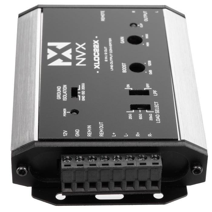 XLOC22X 2 inputs / 2 outputs High Voltage Active Line Output Converter with Impedance Matching and Remote Level Control