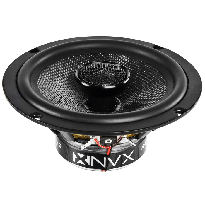 XSP652 600W Peak (200W) RMS 6.5" X-Series 2-Way Coaxial Speakers with Carbon Fiber Cones and 25mm Silk Dome Tweeters