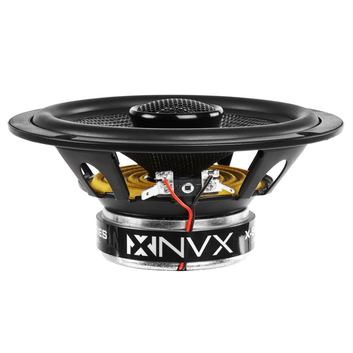 XSP652 600W Peak (200W) RMS 6.5" X-Series 2-Way Coaxial Speakers with Carbon Fiber Cones and 25mm Silk Dome Tweeters